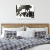 Eerste rondleiding van Frankrijk 1903 : begin van  Canvas Afdruk (Insitu (Slaapkamer))