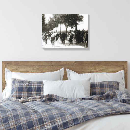 Eerste rondleiding van Frankrijk 1903 : begin van  Canvas Afdruk (Insitu (Slaapkamer))