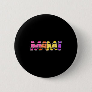 Eerste schooldag kleuterschool potlood moeder mama ronde button 5,7 cm