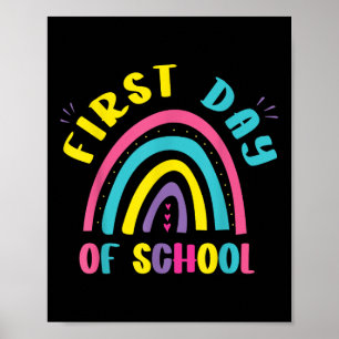 Eerste schooldag kleuterschool Prek peuterspeelzaa Poster