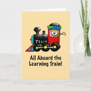 Eerste schooldag - leertrein kaart