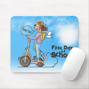 Eerste schooldag muismat