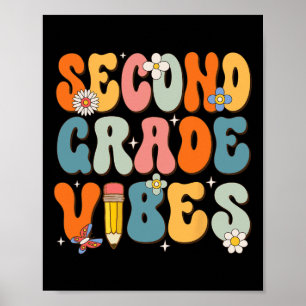 Eerste schooldag tweedeklas vibes terug naar Sch Poster
