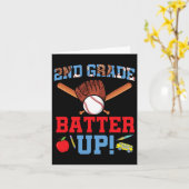 Eerste schooldag van de tweede klas kaart (Gele Bloem)