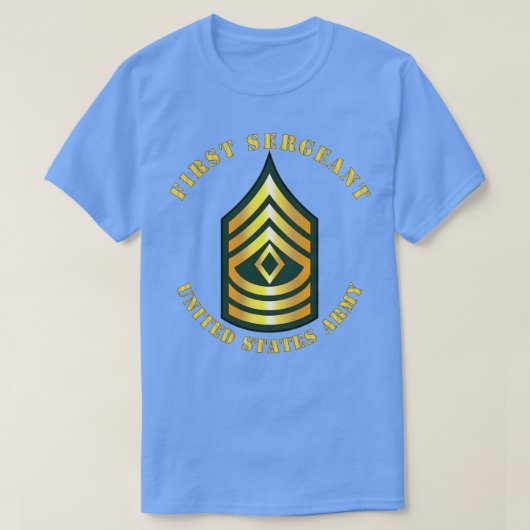 Eerste sergeant 1SG T-shirt (Design voorkant)