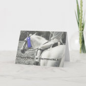 EERSTE SHOW WENSKAART BEDANKKAART (Voorkant)