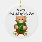 Eerste Sint-Patrick's Day Ornament (Achterkant)