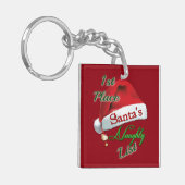 Eerste Sleutelhanger van de Naughty List van de Ke (Voorkant Links)