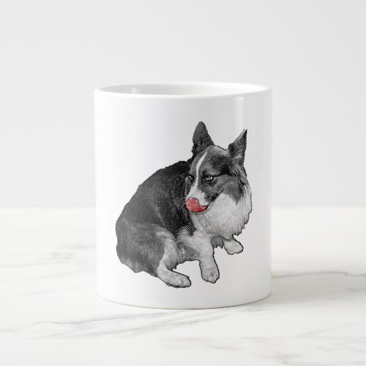 Eerste slok, Cherry Wink Extra Grote Beker (Voorkant)