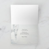 Eerste sneeuw feestdagen kaart (Binnen)