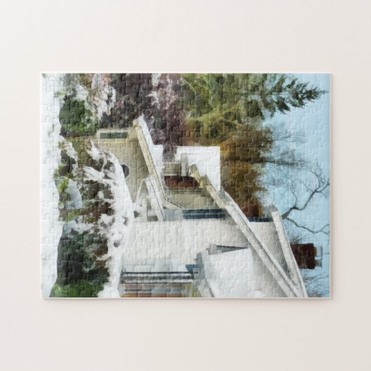 Eerste sneeuw legpuzzel (Horizontaal)