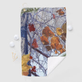 Eerste sneeuwruimdecor golfhanddoek (Insitu)