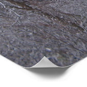 Eerste sneeuwval in Upstate New York Poster (Hoek)