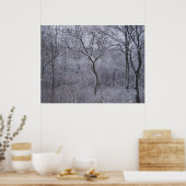 Eerste sneeuwval in Upstate New York Poster (Keuken)