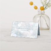 Eerste sneeuwvlokken Winter Bruiloft Elegant Moder (Achterkant)