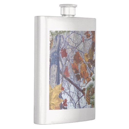 Eerste sneeuwwintercamouflage stijl heupfles (Rechts)