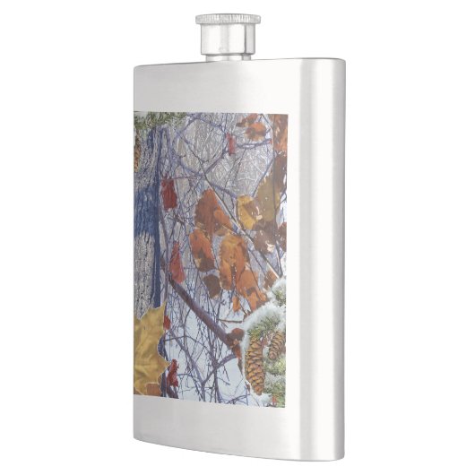 Eerste sneeuwwintercamouflage stijl heupfles (Links)