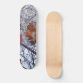 Eerste sneeuwwintercamouflage stijl skateboard (Voorkant)