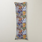 Eerste sneeuwwinterscène Camouflage schilderen Lichaamskussen (Voorkant Verticaal)