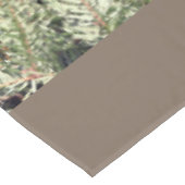 Eerste sneeuwwinterscène Camouflage schilderen Tafelkleed (Gekanteld)