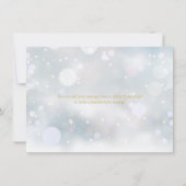 Eerste Snowflakes Gold Bedankt (Achterkant)