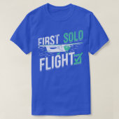 Eerste Solo Flight Pilot Gift T-shirt (Design voorkant)
