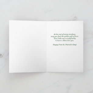 Eerste St. Patrick's Day als moeder Woodland Deer Kaart