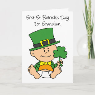 Eerste St Patrick's Day voor kleinzoon Kaart