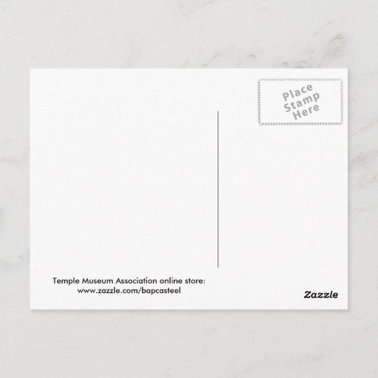 Eerste staatsbank briefkaart (Achterkant)