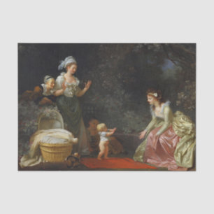 Eerste stappen van Jean-Honore Fragonard Tissuepapier