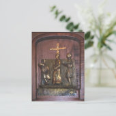 Eerste station van het kruispunt briefkaart (Staand voorkant)