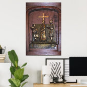 Eerste station van het kruispunt poster (Thuiskantoor)