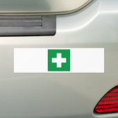 Eerste steun bumpersticker (Op auto)