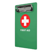 Eerste steun - Medic (kruis) - Ambulance, Help Mini Klembord (Angled2)