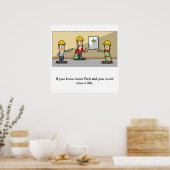 Eerste steunmaatregel 02 poster (Keuken)