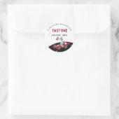 Eerste Sticker van de rantsoenauto (Tas)