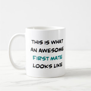 eerste stuurman, geweldig koffiemok