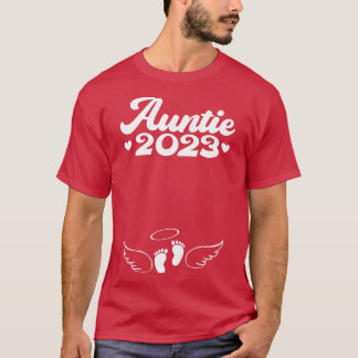 Eerste tante 2023 Zwangerschap T-shirt