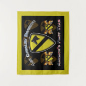 Eerste Team 1e Cavaleriedivisie Wandkleed (Voorkant)