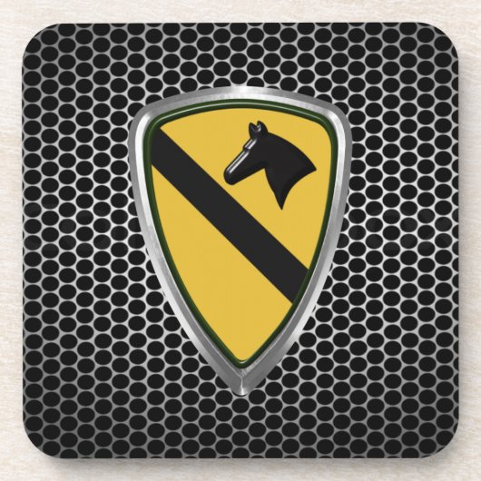 Eerste team van de divisie Cavalry Bier Onderzetter (Voorkant)