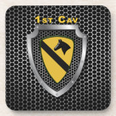 Eerste team van de divisie Cavalry Bier Onderzetter (Voorkant)