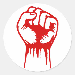 Eerste teken ronde sticker