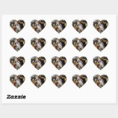 eerste Thanksgiving Hart Sticker (Vel)