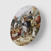 eerste Thanksgiving Ronde Klok (Hoek)