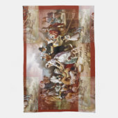 eerste Thanksgiving Theedoek (Verticaal)