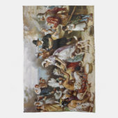 eerste Thanksgiving Theedoek (Verticaal)