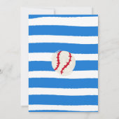 Eerste thuisrun Baseball op Birthday Kaart (Achterkant)