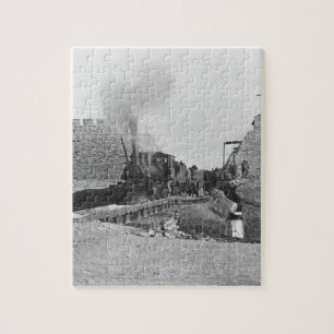 Eerste trein door de wand van Peking, Ch Legpuzzel