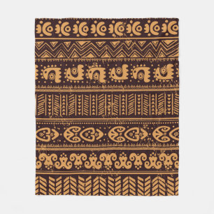 Eerste tribale etnische, naadloze patroon. fleece deken