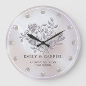 Eerste trouwdag grote klok (Voorkant)